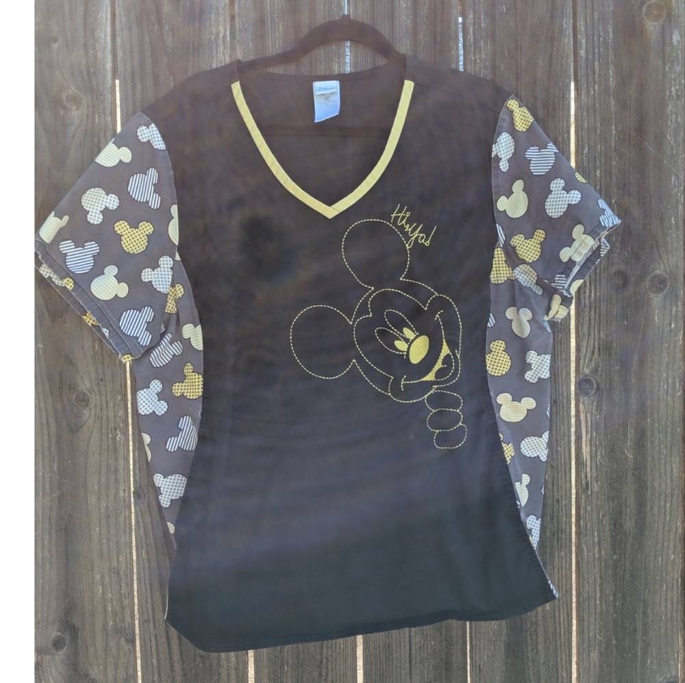 Mickey Mouse scrub top